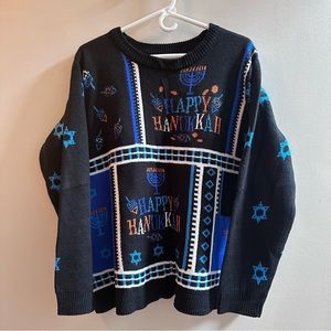 Hanukkah Acrylic Knit “Tacky Holiday Sweater”
Size 2XL